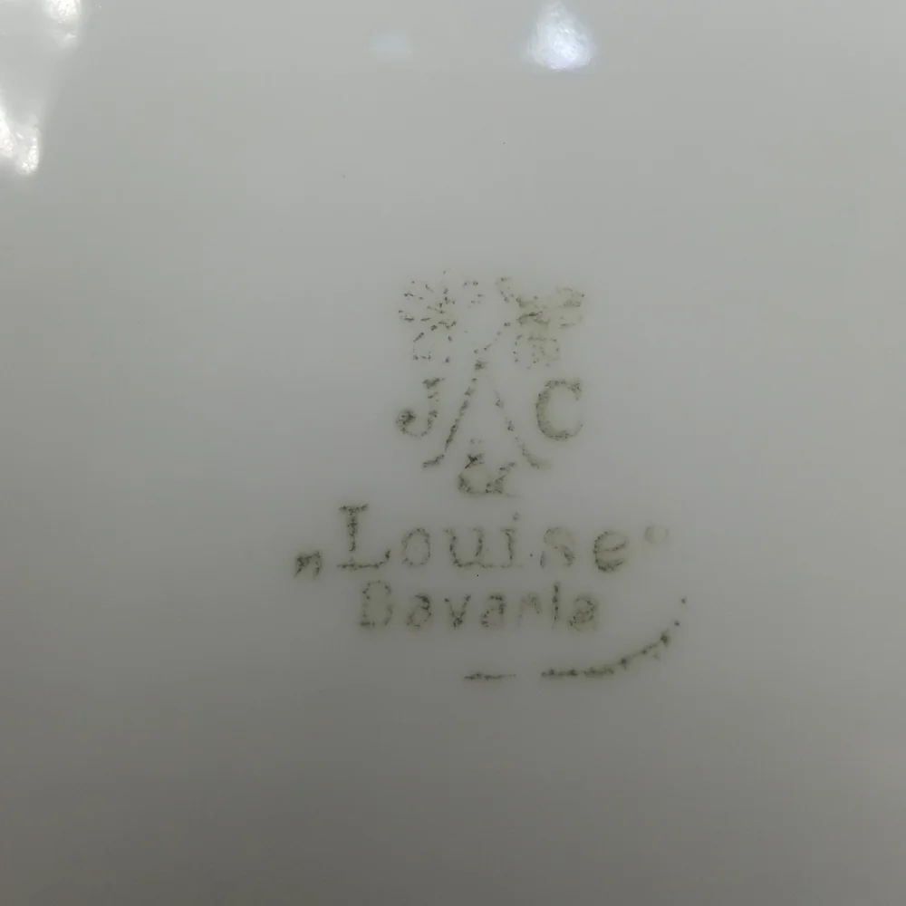 Antique J & C Louise Bavaria Apple Plate - Picture 4 of 14